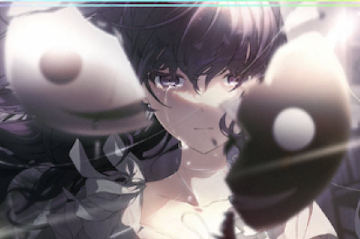 こんかのまふゆちゃんの特訓後イラストに出てくる割れた仮面、最初期に