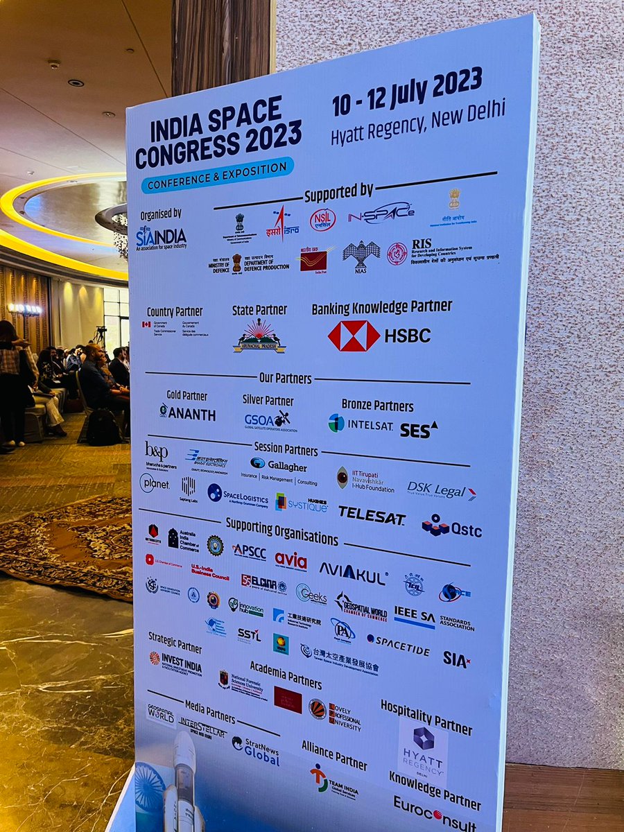 stratnews_tech's tweet image. Day 2 of India Space Congress set to kick off!

@satcom_india  @girichaitanya19 #spaceforall #spaceconference #2ndISC2023