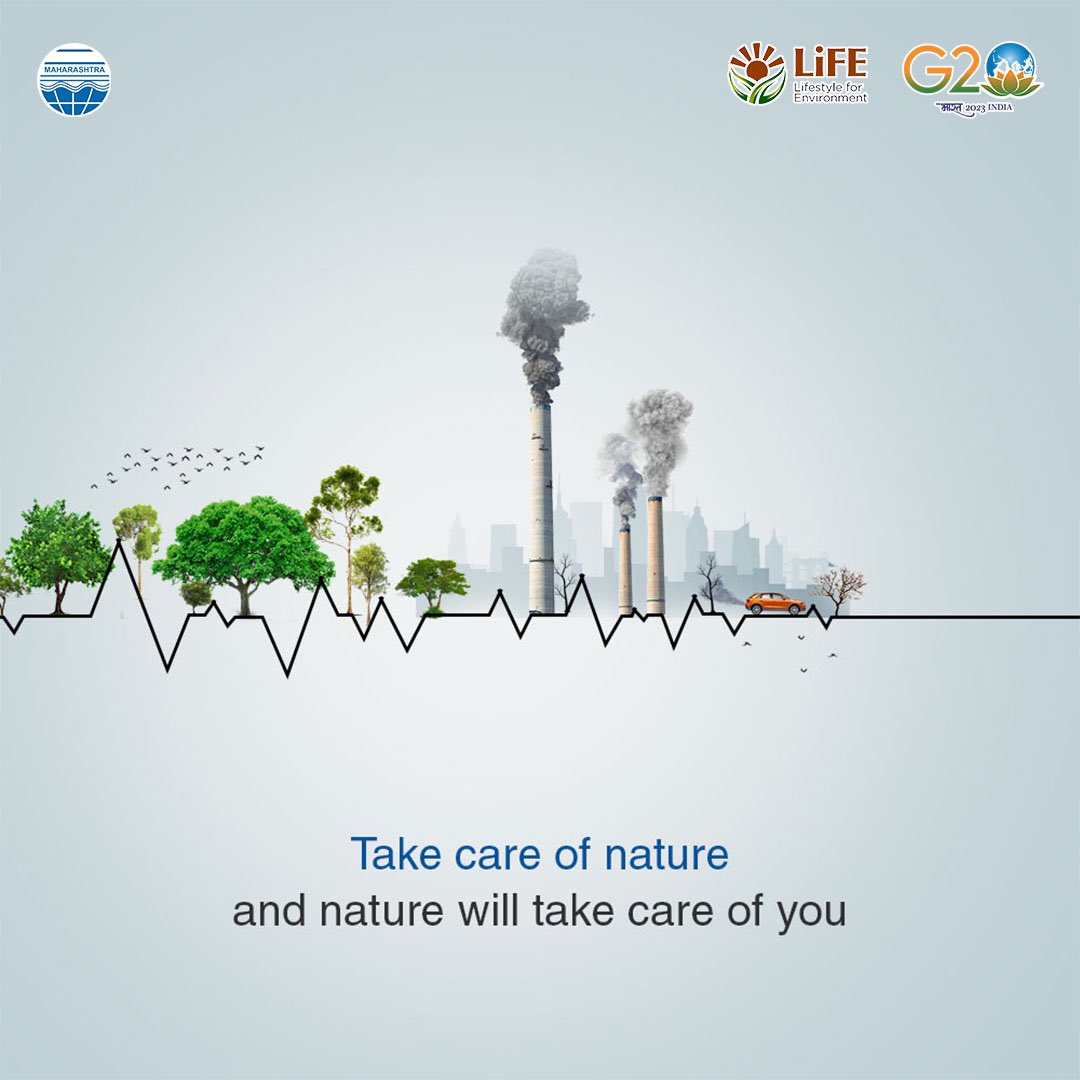 mpcb_official's tweet photo. If we take care of nature today, nature will take care of us tomorrow. Let's plant trees and preserve nature.
आज जर आपण निसर्गाची काळजी घेतली तरच उद्या निसर्ग आपली काळजी घेईल. चला वृक्ष लागवड करूया आणि निसर्गाचे महत्व जपूया.
#ControlPollution #TakeCareOfNature #SaveTrees https://t.co/vDY5I79L9Z