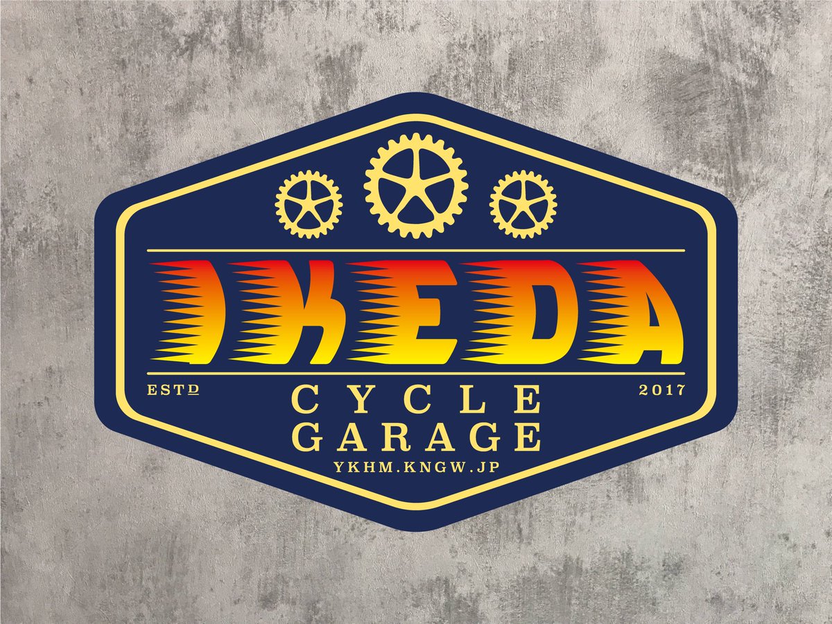 344_works's tweet photo. THE PORTERヤスくんの自転車やさんのOld school logo sticker！
スケートブランドやクラフトビールみたいな雰囲気に仕上げました。

池田サイクルガレージ
https://t.co/x92GbO0Pms https://t.co/RV8EngULHD