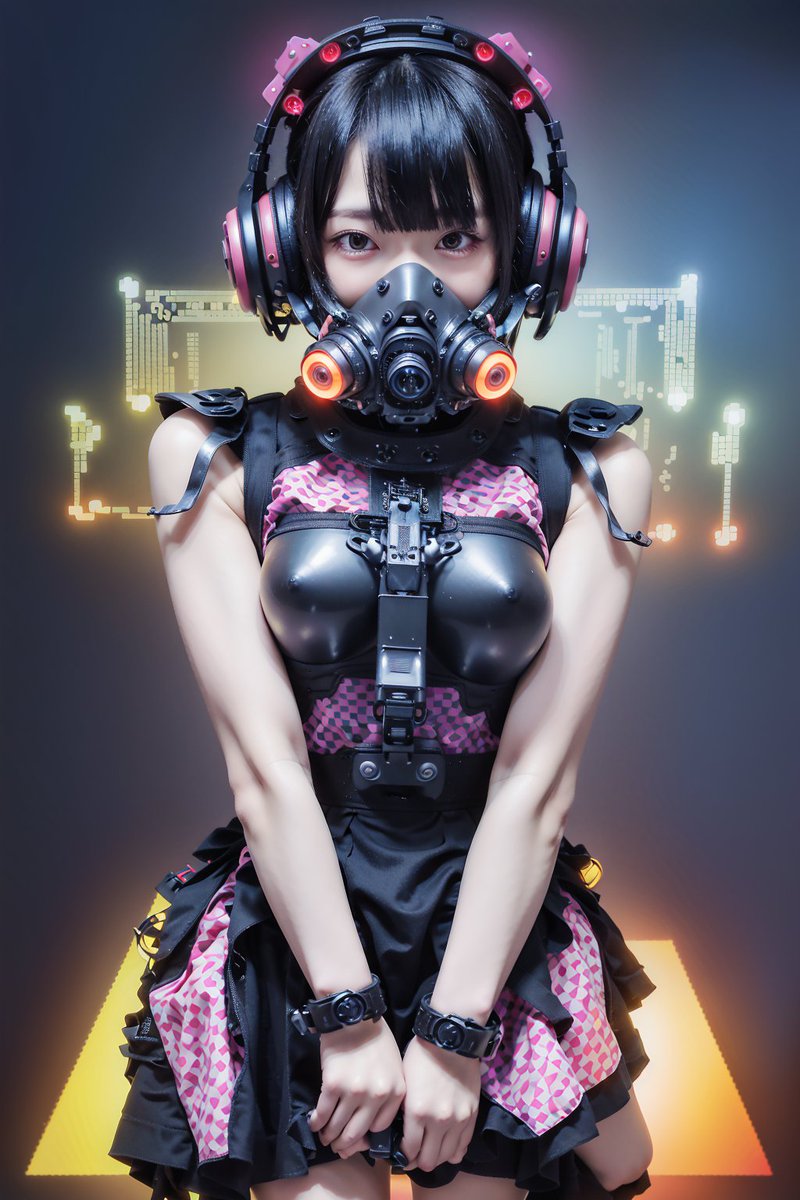 #AIphoto #techpunkmask