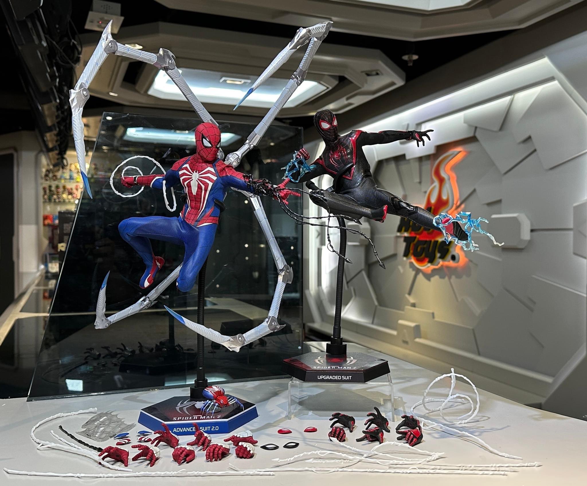 Hot toys advanced suit spiderman sale