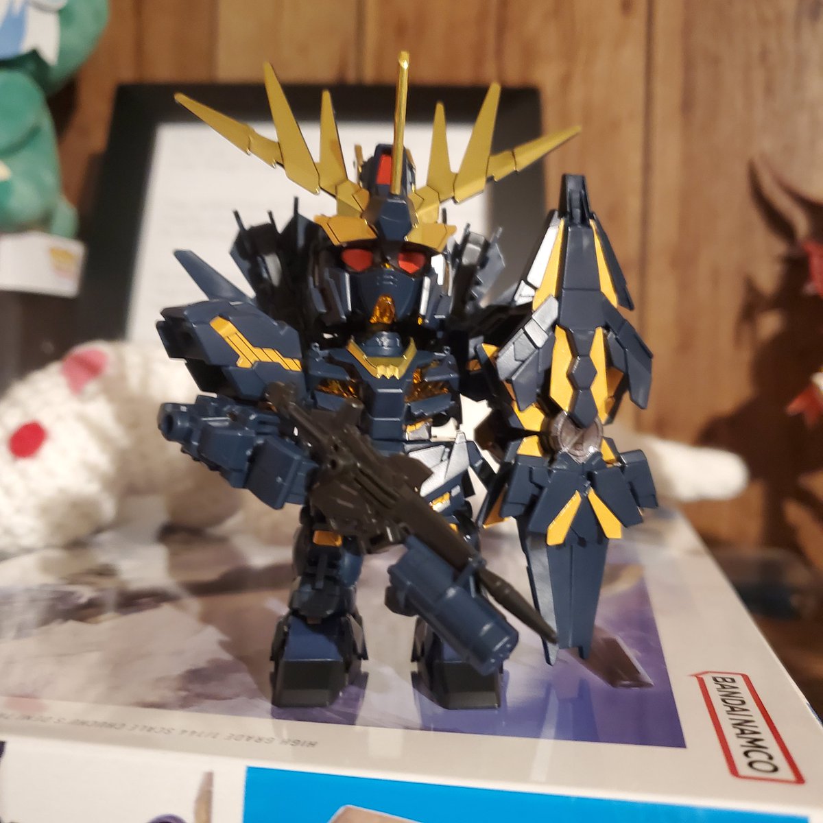 So I decided to buy 2 small Gundam sets today. This little guy was a lot of fun! Definitely excited to work on the other one I bought!