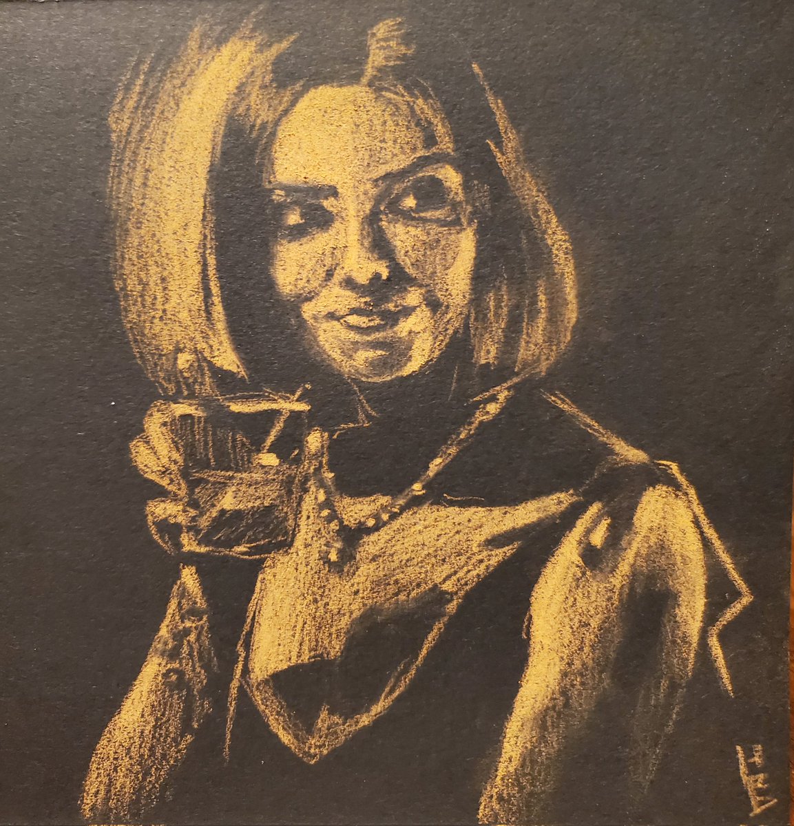 hopesterrr's tweet photo. more #pumprules face sketches, this time trying on black paper which is way harder than I thought (katie haters dni and also kys) https://t.co/eHPfZevLnf