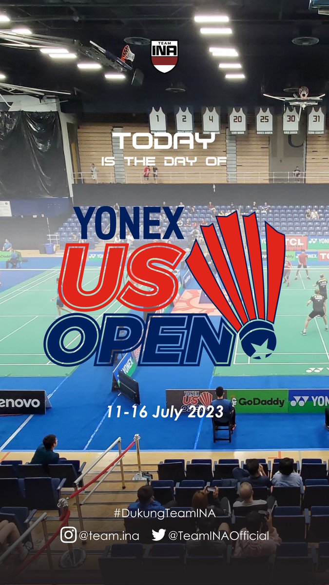 Yuk kita dukung para kontingen kita yang berkontribusi di US open ini!🤝