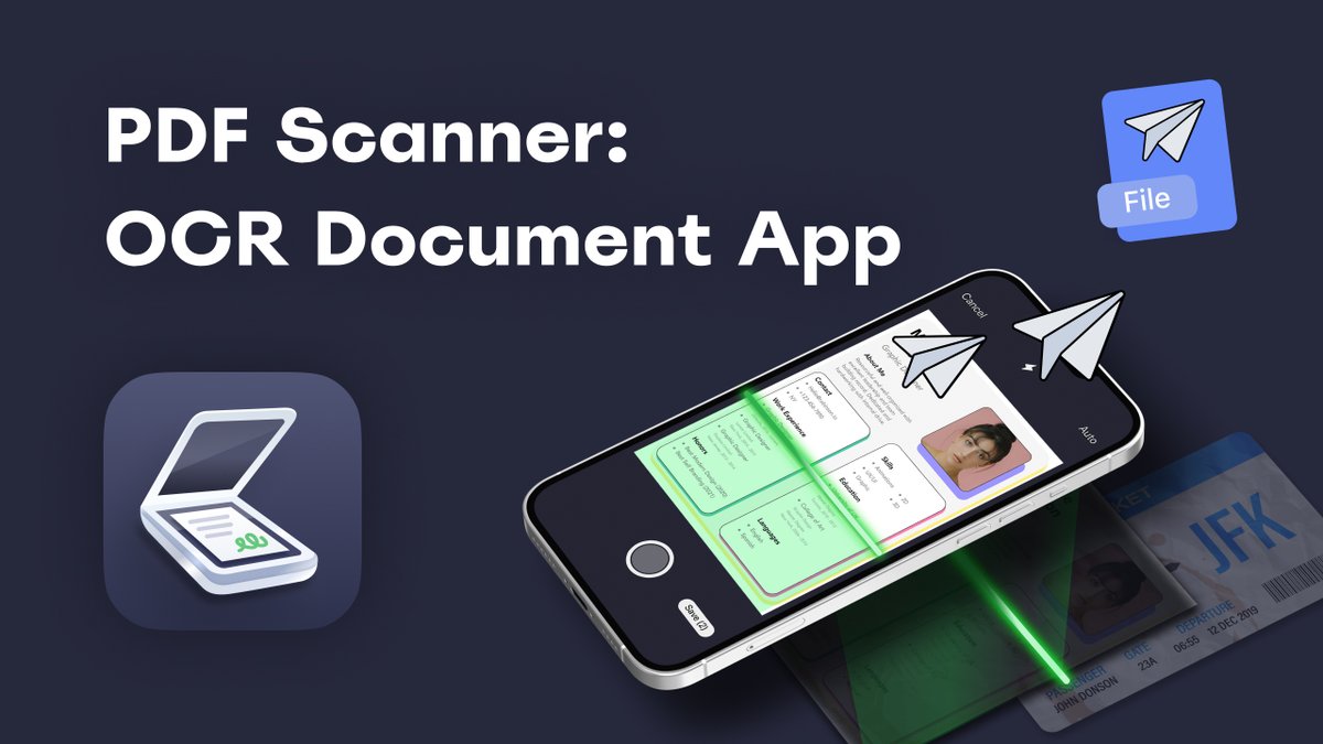Applace_'s tweet photo. Meet PDF Scanner: OCR Document App 📄
Become more productive with your work and daily routine. There is OCR technology that is used to scan image to text. Scan photo &amp; ID as easy as we already do that in Applace 👀
Download now: https://t.co/2UBsi3oY8n

 #scanner #pdf #app #ios https://t.co/zst1MHIpns