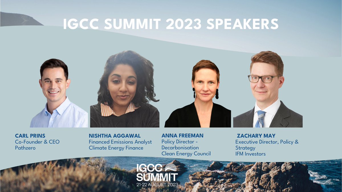 At the #IGCCSummit2023 you'll connect with like-minded individuals who share a common goal of combatting climate change and harnessing investment opportunities in the decarbonised economy. Tickets are still available: app.glueup.com/event/igcc-cli…