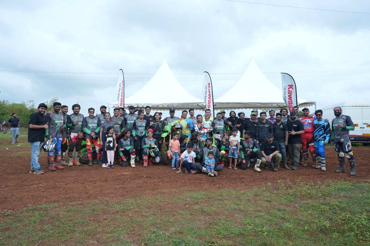 india_kawasaki's tweet photo. Revving up the off-road game!
Re-living the unforgettable moments from the Kawasaki Offroad Carnival in Pune!!
#Kawasaki #GoodTimes #FeelTheGreenFeelTheThrill #KX #KLX #motocross #enduro #offroad #Kawasakioffroad #KORC #dirtbike #RaceKX #TheBikeThatBuildsChampions #FeelTheGreen https://t.co/2ZdmMpfzaX