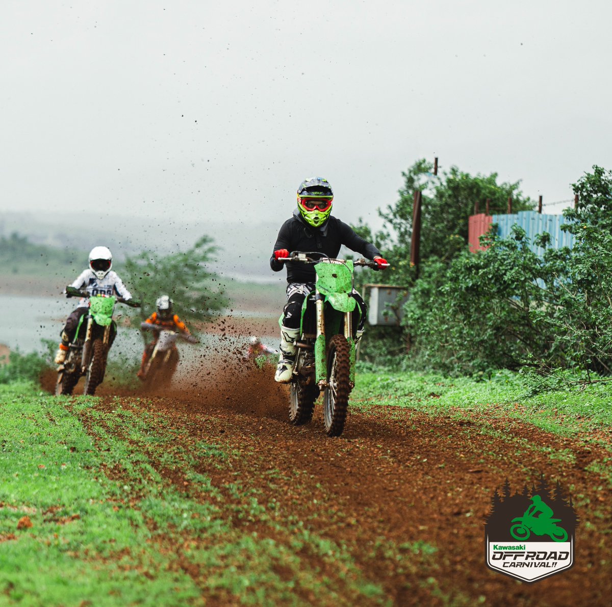 india_kawasaki's tweet photo. Revving up the off-road game!
Re-living the unforgettable moments from the Kawasaki Offroad Carnival in Pune!!
#Kawasaki #GoodTimes #FeelTheGreenFeelTheThrill #KX #KLX #motocross #enduro #offroad #Kawasakioffroad #KORC #dirtbike #RaceKX #TheBikeThatBuildsChampions #FeelTheGreen https://t.co/2ZdmMpfzaX
