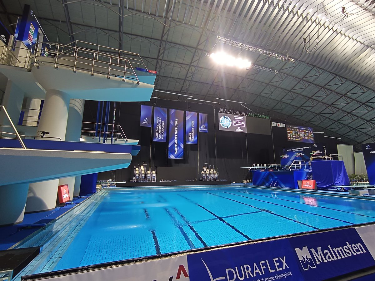 Ya en Fukuoka. Todo preparado para que empiece el mundial! 💪🙌