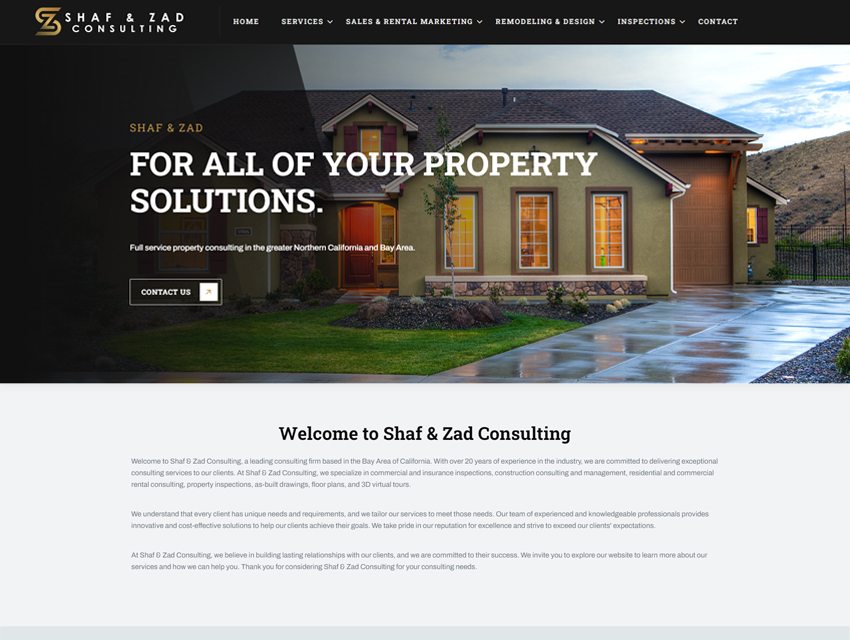SaveProDesigns's tweet photo. Check out Shaf &amp; Zad Consulting. One of our most recent website designs! View our full portfolio here: https://t.co/U180V5Kc6h

#webdesign #css #html #php #mysql #webdeveloper #shoplocal #yubacity #yubasutter https://t.co/6P5Ss29q4j
