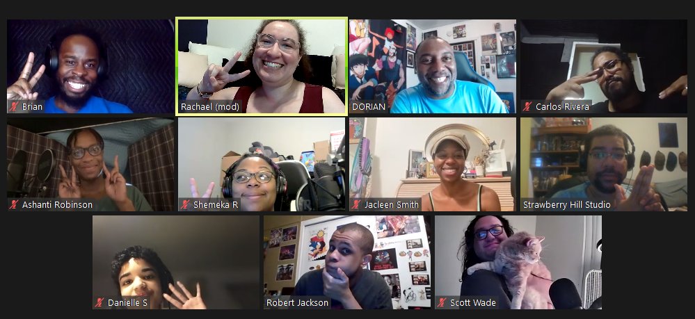 StrawberryHillM's tweet photo. As part of our new membership program, these #VoiceActors got to spend a private night working with @dahte on material they brought in themselves! A great night indeed!

Join us for our next Workout Nite by signing up to be a Studio Member! Link below!

https://t.co/UzykKfmlDn https://t.co/dRuu5uTrEs