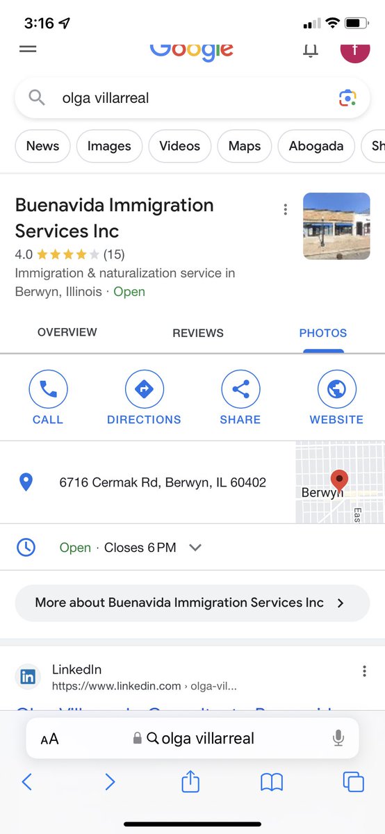 My immigration attorney went MIA on me . Returned all my paper work to me with a note saying “my office is permanently closed” after still taking payments from me 3 days ago ! My husband found an empty office today ! Her name is Olga Villarreal. Pls share Took 10k from me.