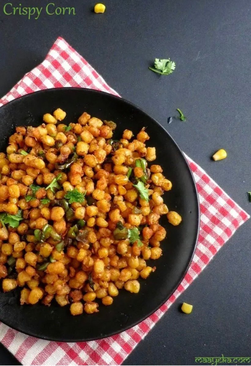maayeka's tweet photo. Crispy Corn
Crispy fried corn kernels-a perfect Recipe for Monsoon season
Recipe -https://t.co/WI9UngptcR
#Recipe #maayeka #monsoon #pakode #snackideas https://t.co/wnHgcowmuF