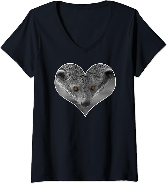 rawshutterbug's tweet photo. Women's Binturong Heart V-Neck T-Shirt https://t.co/tnM2hmB6sJ via @amazon #Binturongs
#PrimaDay https://t.co/RoL3gkGOVK