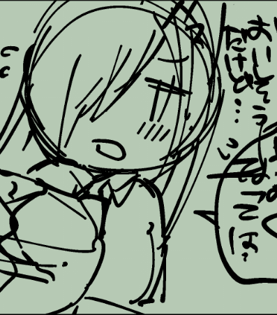 夏コミの本文下書きちょいみせ カンナちゃん中心+ちょっとだけですがフブキちゃんや夏イベラビット小隊もでてきますよ～