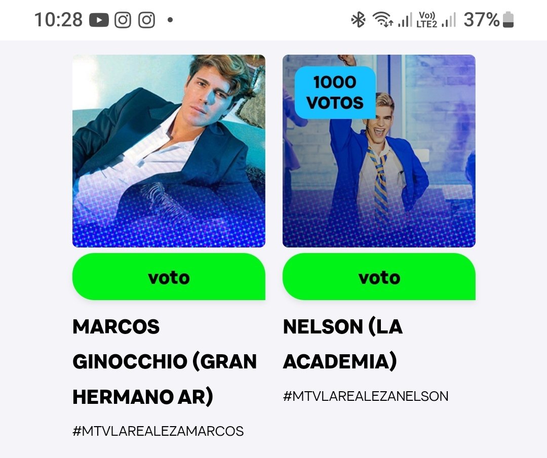 Reto cumplido ✅️ ahora reto a <a href="/Newsnelsonc/">News Nelson Carreras</a> que de 1,500 votos para Nelson 🐸

🔗: miaw.mtvla.com/vota/realeza-d…