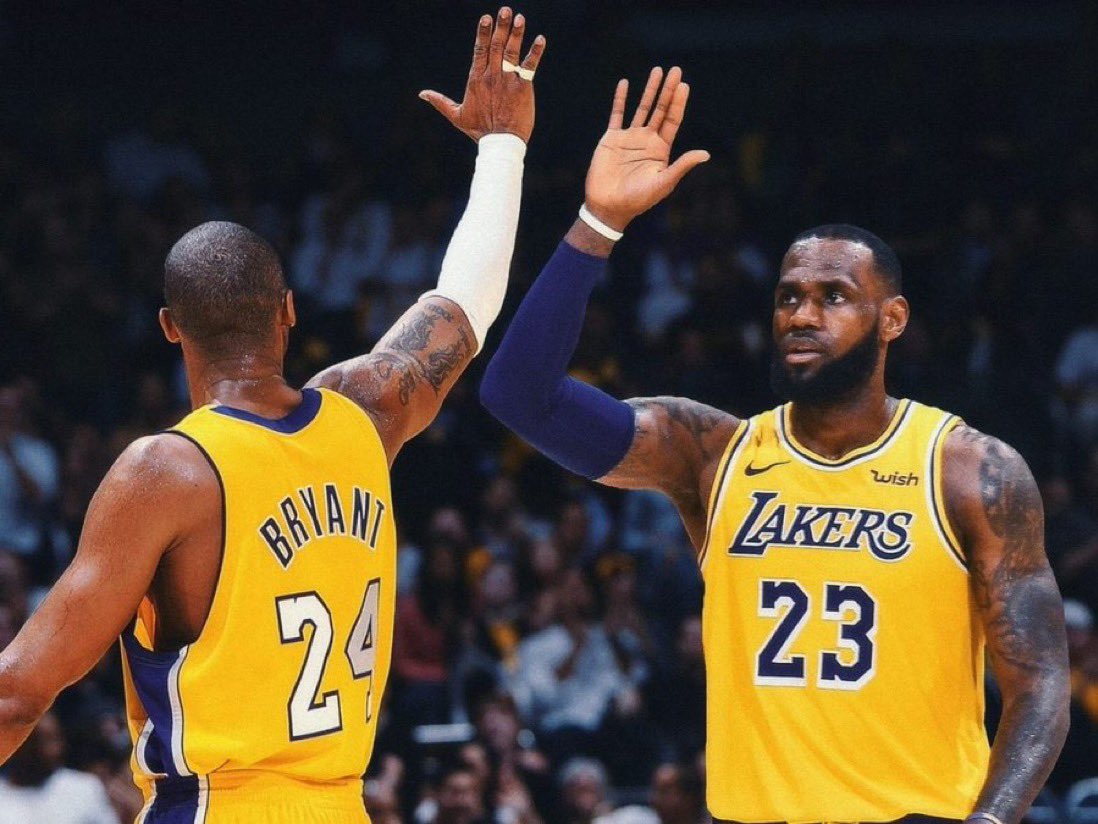 Hoopss's tweet photo. True or False:

LeBron James will pass Kobe Bryant with Championship rings. https://t.co/q9qH1ol2Ft