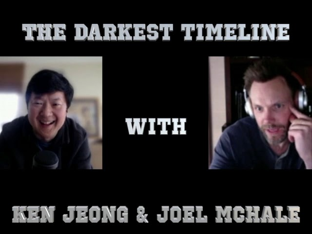 Hey, is the actors strike this week, can the Darkest Timeline podcast come back? <a href="/joelmchale/">Joel McHale</a> <a href="/kenjeong/">Ken Jeong</a>