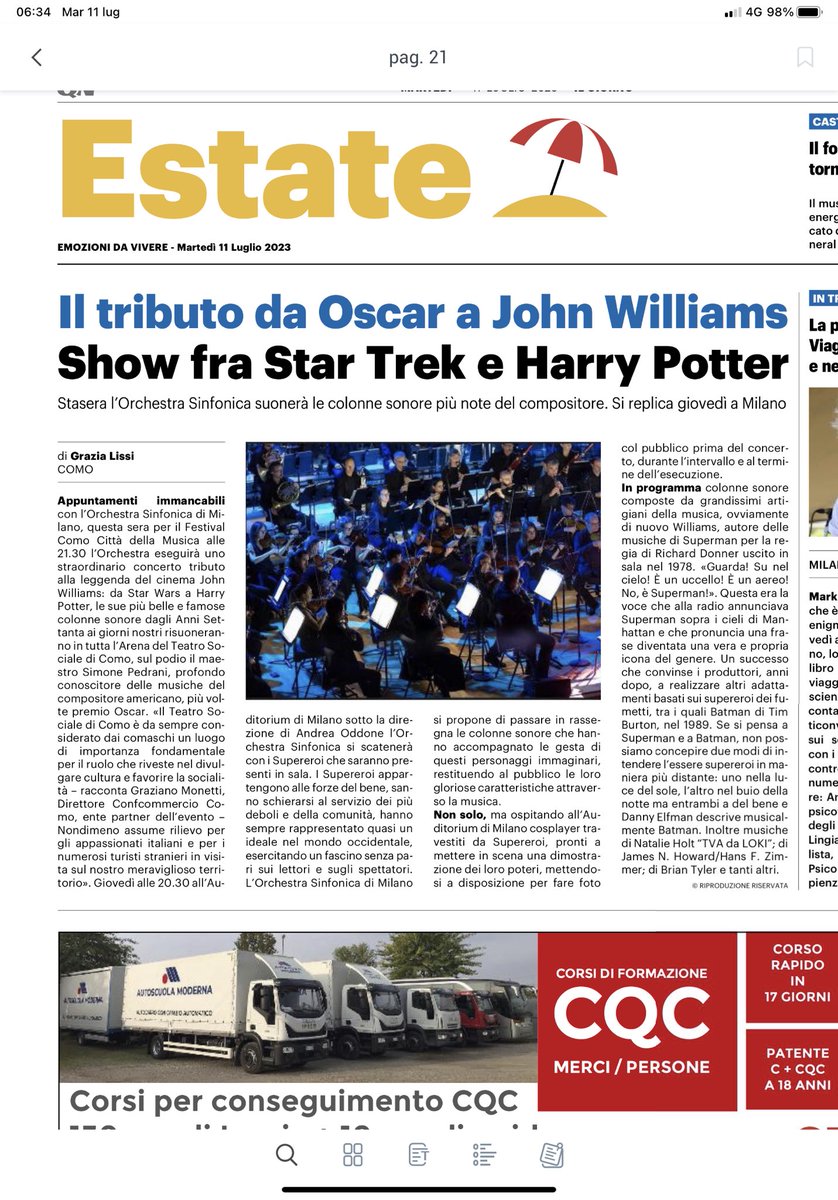 ambrareda's tweet image. Stasera siamo a Como!