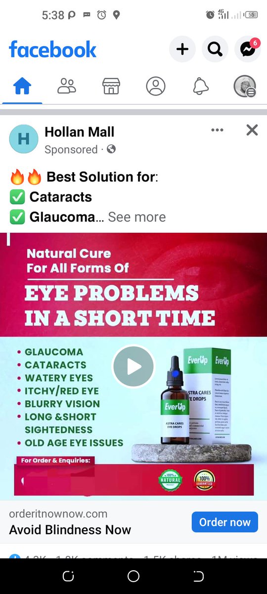 1ayoadeoye's tweet photo. Some people are using this product name to sell fake eye drop to people online and government need to track them down ASAP people they send people to their early darkness. The company should also take a necessary measure to stop them. https://t.co/SM3K0HbPsG