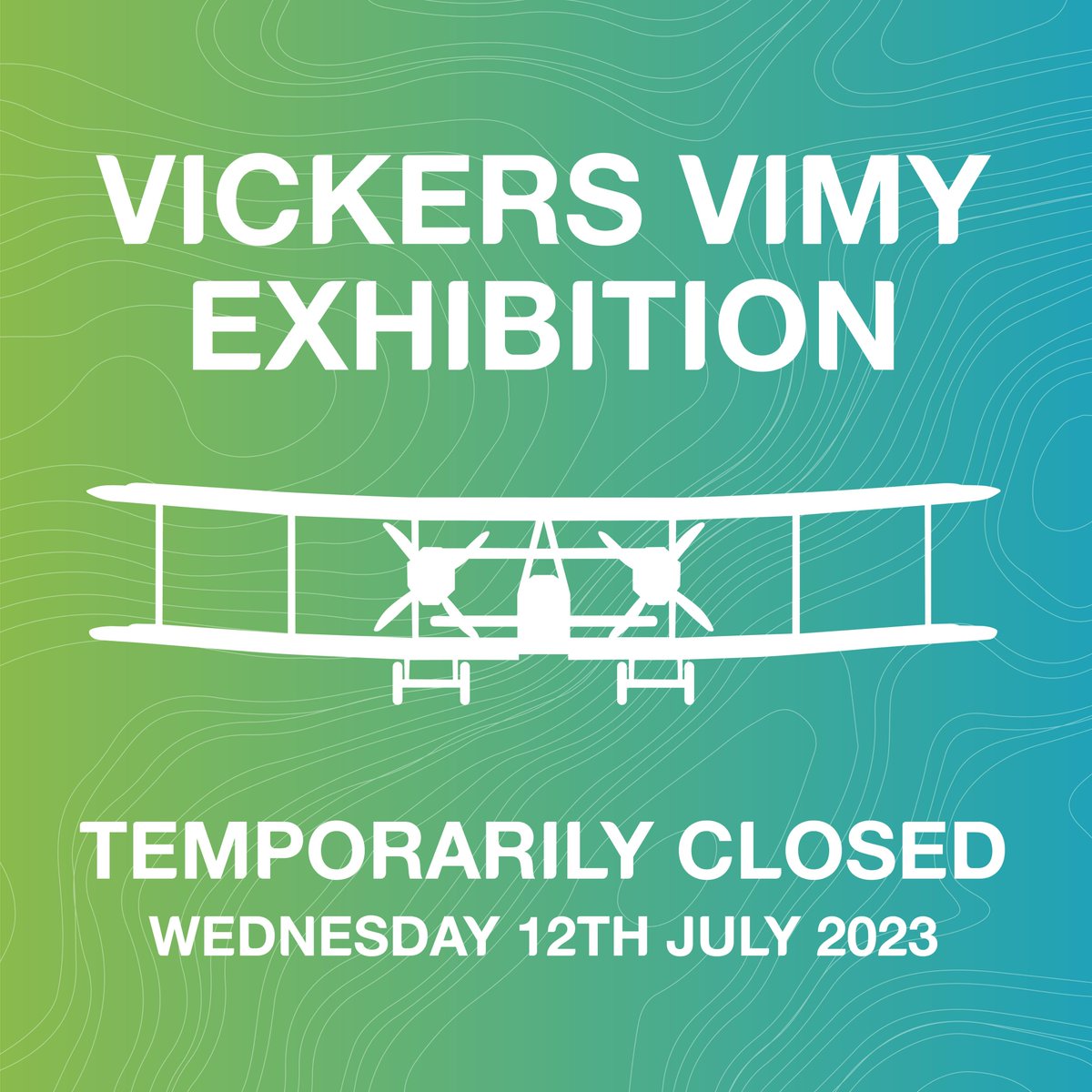 Please note that our Vickers Vimy Exhibition at #AdelaideAirport will be closed all day tomorrow for maintenance. 🦺 Our exhibition will re-open Thursday 13th July, open 8am – 8pm daily. Find our exhibition Ground Floor of the terminal (opposite the entrance of Atura Hotel).