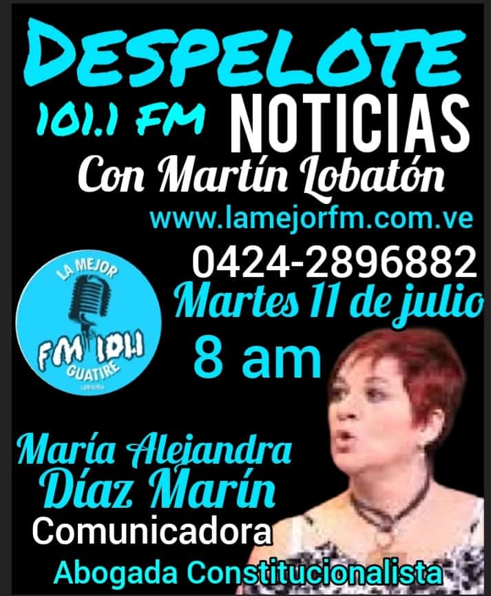Ninii_Patriccia's tweet photo. MARTES 11 DE JULIO A LAS 8:00 a.m. 
SINTONIZA 🇻🇪👇🏼👇🏼👇🏼👇🏼👇🏼👇🏼 https://t.co/CgsVFcX094