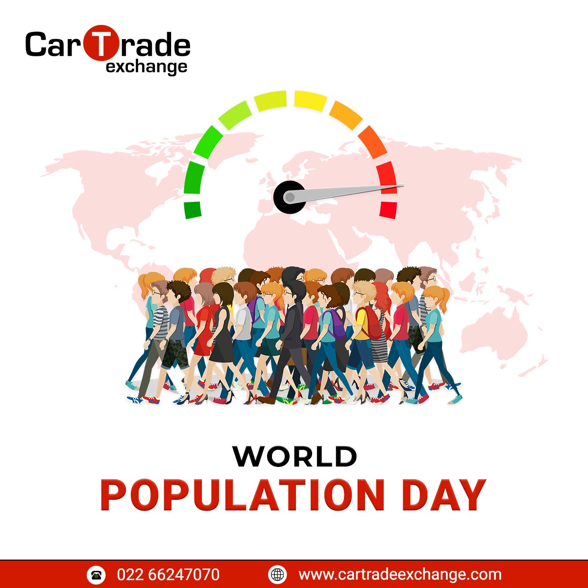 The world is not a gift from our ancestors but a loan from our children
On this World Population Day, we shall aim to save and create a better world for them by not overpopulating it. 

#WorldPopulationDay #UsedVehicles #UsedEquipment #PhysicalAuction #CTE #CarTradeExchange https://t.co/7X9yN6dLw5