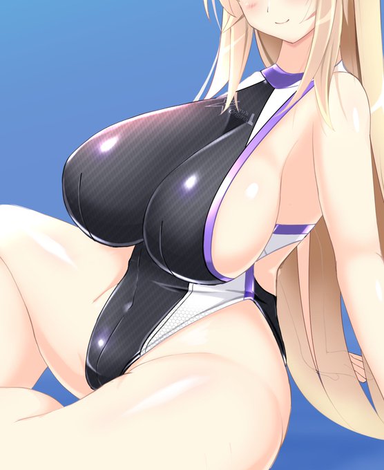 猛暑なのでどたぷん横乳競泳水着を再掲しときます 