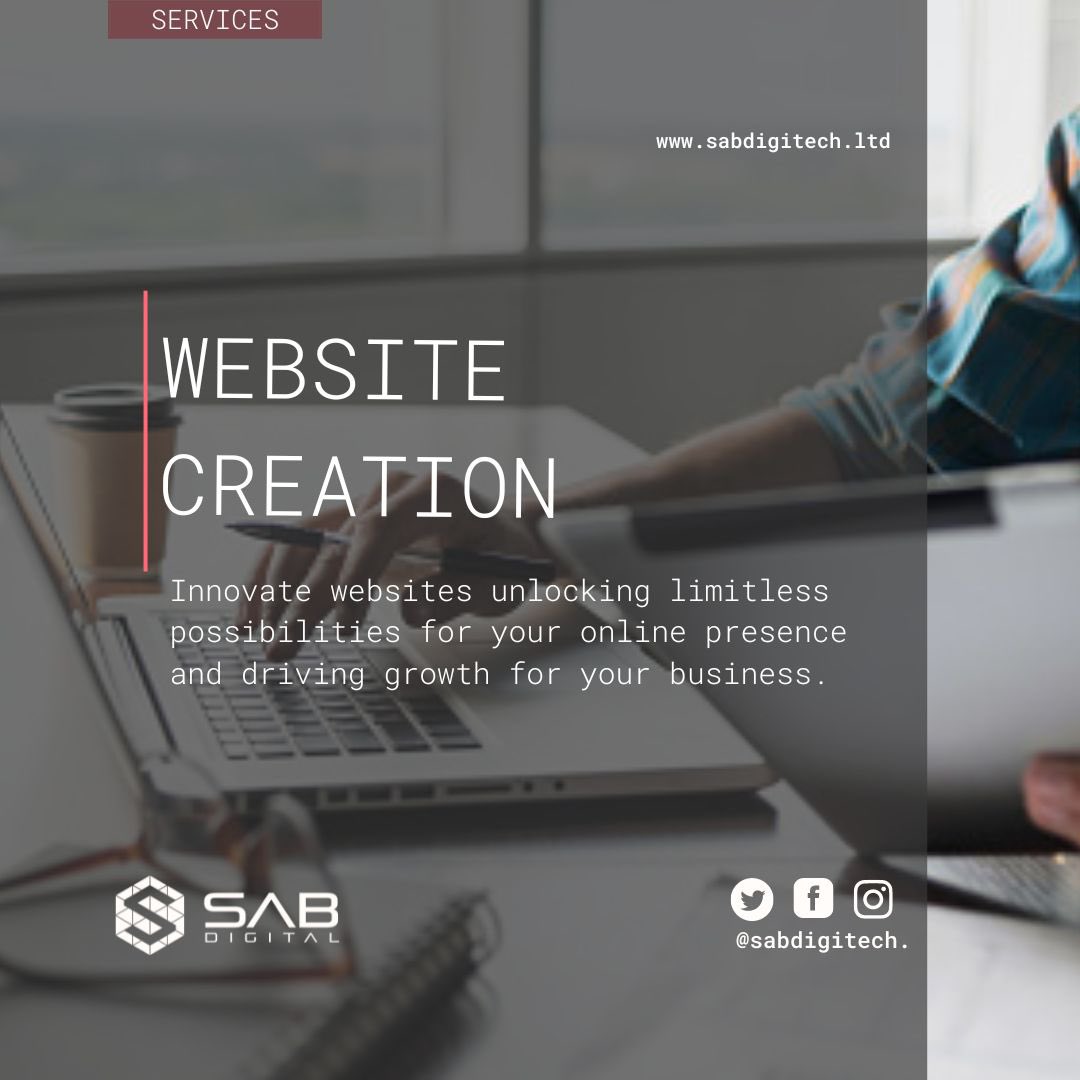 👩‍💻 At SAB Digital Technologies we provide the most suitable web creation  services for businesses of all sizes. Discover how we can help you at Sabdigitech.ltd

#Sabdigitech #softwaredevelopment #softwaresolutions #webdevelopment #thisissouthafrica #africa #webdesign