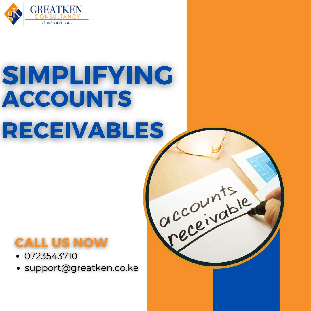 GreatkenC's tweet image. We help business owners to simplify and streamline all your accounts receivables.

Call us now
0723543710
support@greatken.co.ke
#Accountsreceivables