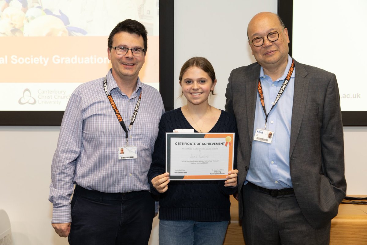 Tim collins (@drtimcollins) on Twitter photo Thank you <a href="/KMMSmedschool/">KMMS Medical School</a> for providing a really inspiring future doctors programme. My daughter Jess really enjoyed it & further encouraged her about future career options in medicine. The graduation day was great insight for parents too!
<a href="/CanterburyCCUni/">Canterbury Christ Church University</a> <a href="/UniKent/">University of Kent</a> Thank you <a href="/KMMSmedschool/">KMMS Medical School</a> for providing a really inspiring future doctors programme. My daughter Jess really enjoyed it & further encouraged her about future career options in medicine. The graduation day was great insight for parents too!
<a href="/CanterburyCCUni/">Canterbury Christ Church University</a> <a href="/UniKent/">University of Kent</a>