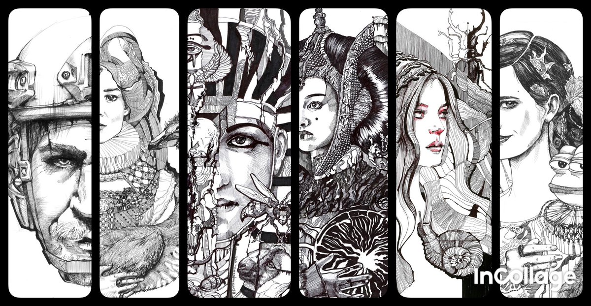 😌 Hi Nft family  
🖤 I just draw. I really like to draw. 
🖤Illustrations, portraits of movie heroes, their own feelings. I draw everything that can be drawn. 
🖤See Foundation, Opensea, objkt.
#nftart #tvorchafermaart 

🔗 ⬇️