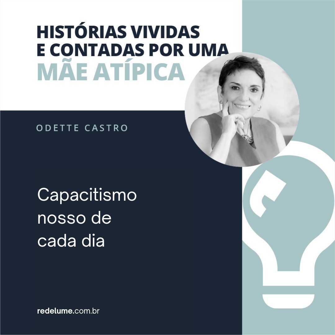 No texto de hoje, Odette conta por que a linguagem para definir pessoas com deficiência tem se modificado ao longo dos anos.
Leia aqui:
redelume.com.br/2023/07/11/cap…