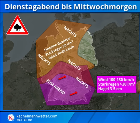 Heute Abend und in der Nacht kann es im Südwesten und Süden sehr ungemütlich werden - dies ist die Kurzzusammenfassung von <a href="/Kachelmannwettr/">Kachelmannwetter</a> 👉

wetterkanal.kachelmannwetter.com/unwettergefahr…