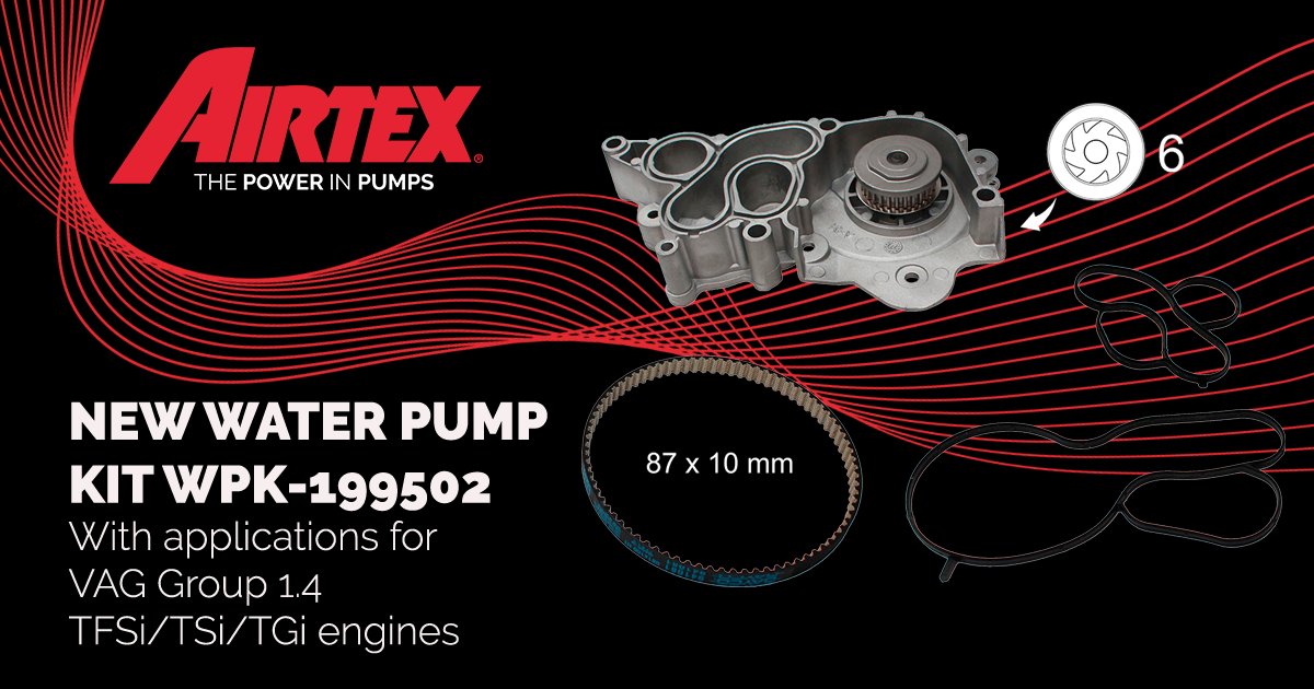 AirtexEurope's tweet photo. NEW AIRTEX WATER PUMP KIT WPK-199502 - https://t.co/RsvyikE1UL

--------

NUEVA REFERENCIA DE KIT DE DISTRIBUCIÓN CON BOMBA DE AGUA AIRTEX WPK-199502 - https://t.co/jsgMB6Ax5B

#fbg #airtex #timingbeltkit #kitdedistribución #distributionkit #airtexproducts #innovation #technology https://t.co/BjPmAlWxBC