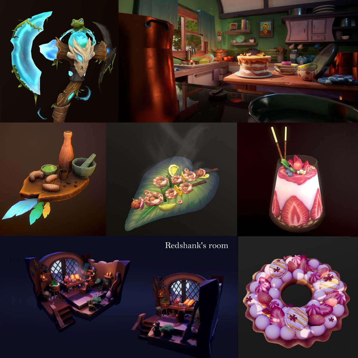 Happy #PortfolioDay ! My name is Lili Bruijn and I love to work on 3D stylized/handpainted props and environments! I'm currently a student and I'm looking for an internship in the period of February until June. 🌿artstation.com/lilibruijn ✉️lilibruijn_7@hotmail.com