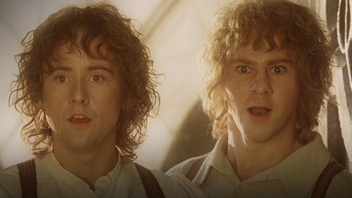 DailyAchilleans's tweet photo. Achilleans of the day are:
Meriadoc Brandybuck "Merry" and Peregrin Took "Pippin" from The Lord of Rings
Their relationship is semi-canon (I feel like we were robbed tbh) https://t.co/GiIFqxGdPn