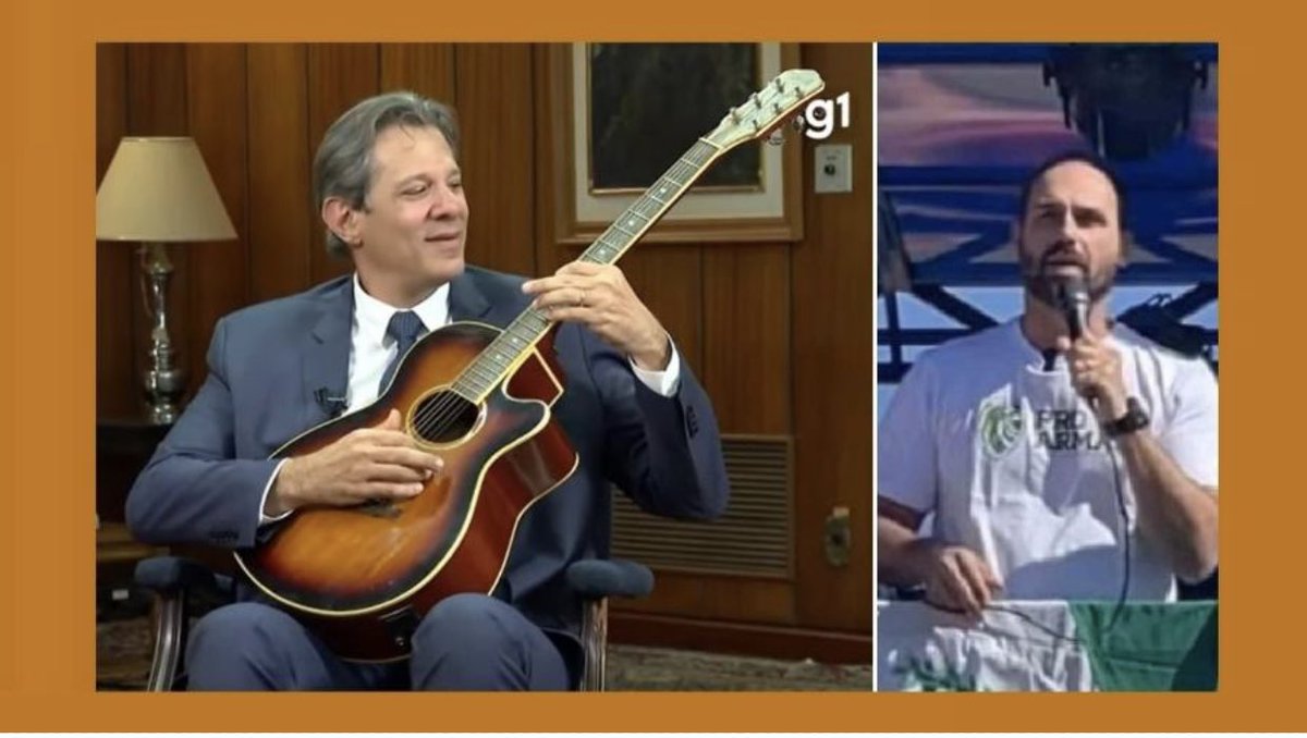 Me armo de livros e de uma viola, me livro de armas.
HADDAD EU AUTORIZO