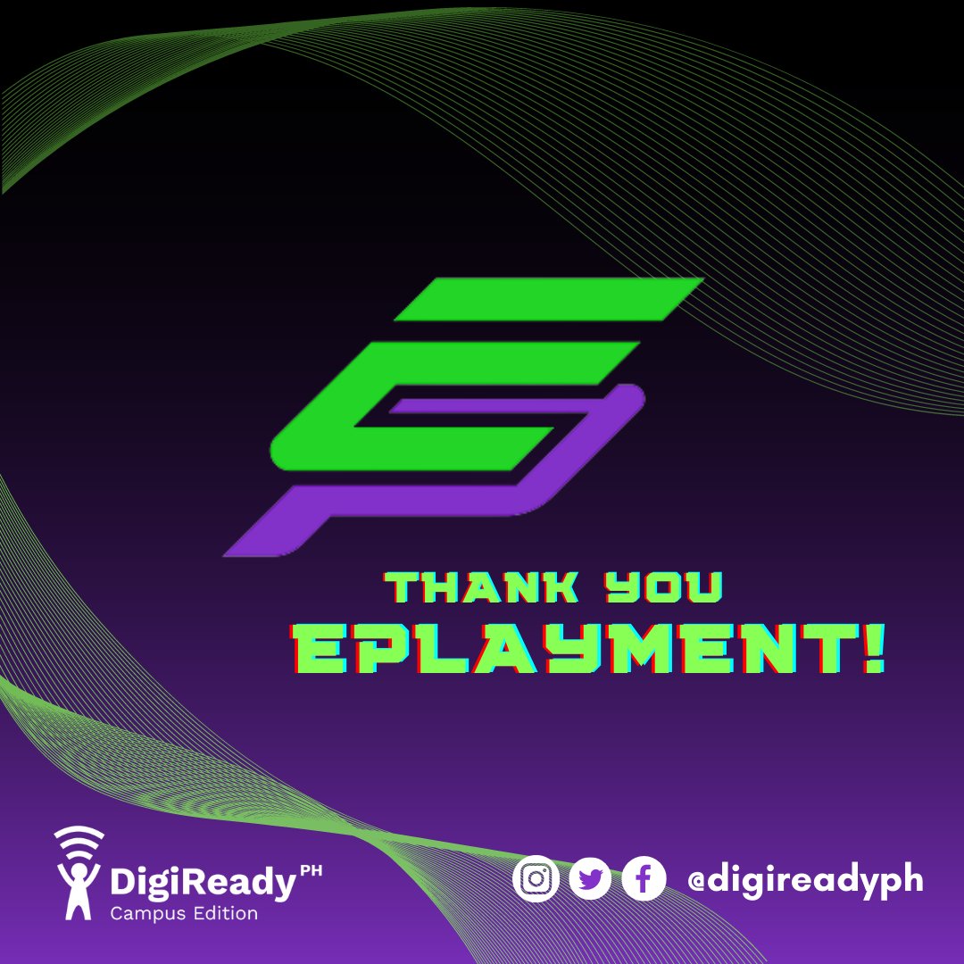 digireadycampus's tweet photo. DigiReady PH would like to give a most special thank you to our Gold Partner, Eplayment. Without them, this event would not have been possible! https://t.co/3rFwB9LKJL