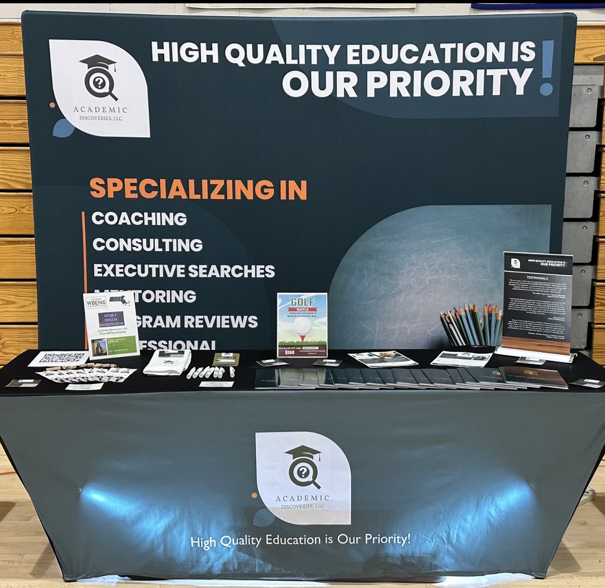 LlcAcademic's tweet photo. Getting ready for the Paul J Andrews Executive Institute.  Looking forward to seeing everyone! https://t.co/zWpe1muXkR