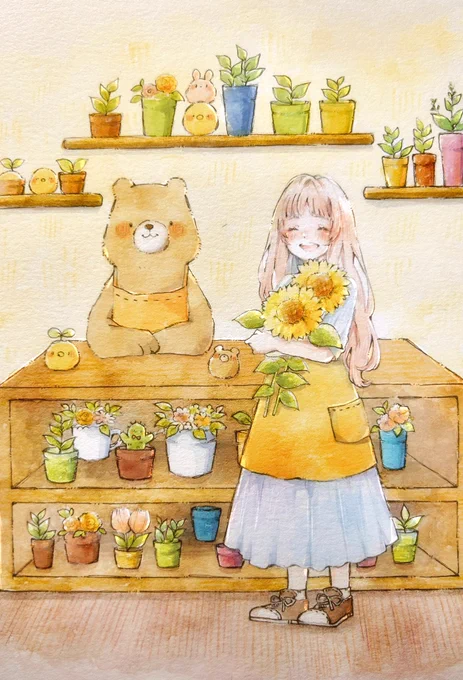 #作品をみてくださいあわよくばフォローしてください祭あたたかいイラストを描いています 
