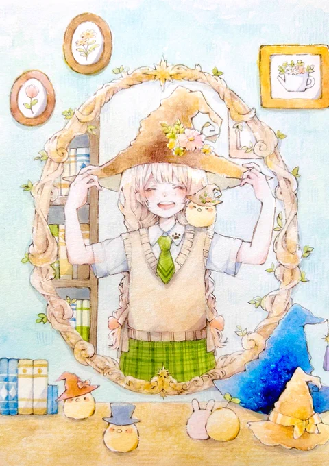 #作品をみてくださいあわよくばフォローしてください祭あたたかいイラストを描いています 