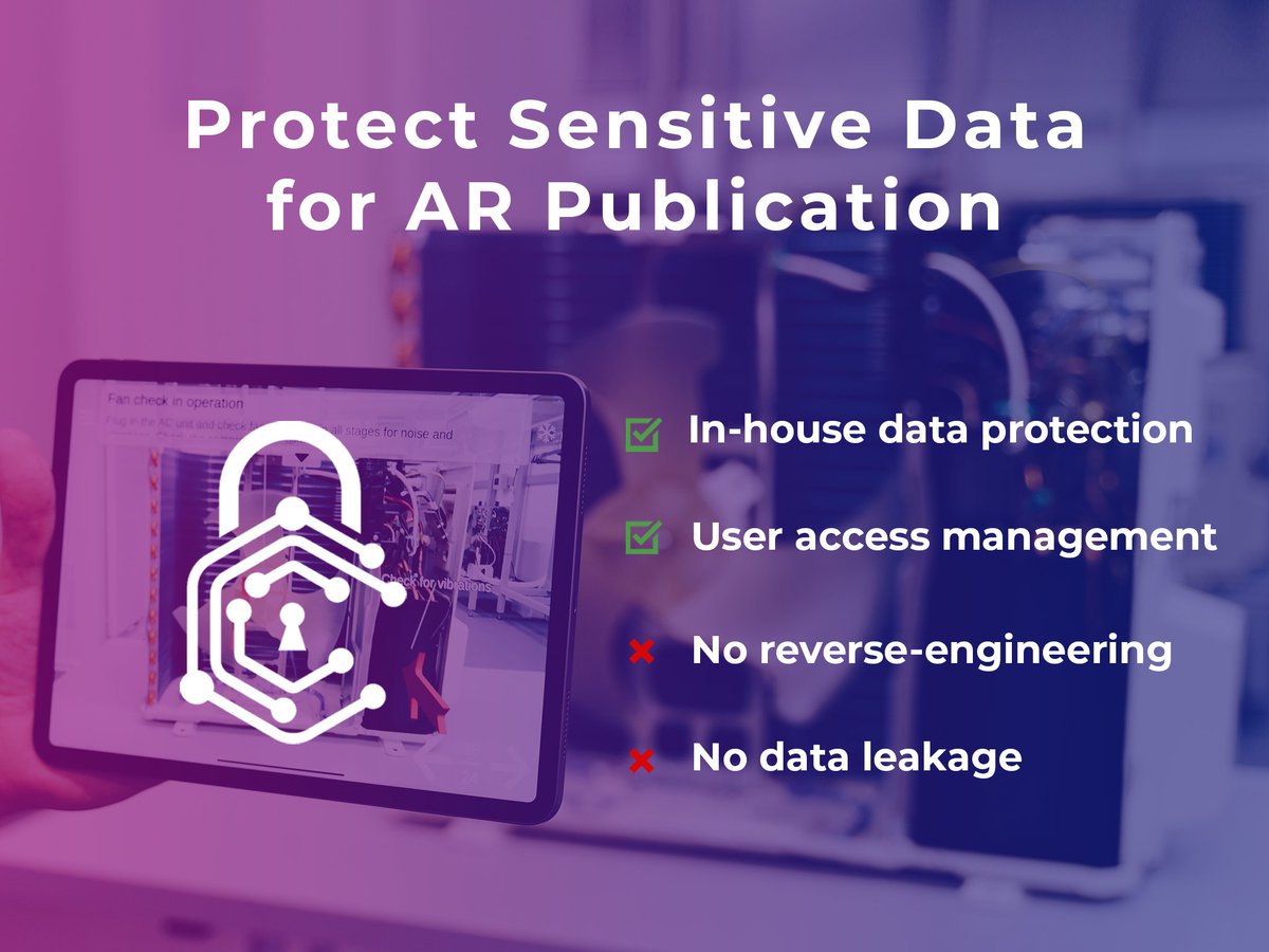 _Misterine's tweet photo. Concerned about data security and hesitant to try AR? Misterine's AR platform is free from data leakage. You can manage your confidential data in-house and enjoy the benefits of AR safely!  Read the article here 👉 https://t.co/YgkBsujxvn… #ar #vr #xr #nocode #datasecurity https://t.co/dFgf6HAAaJ