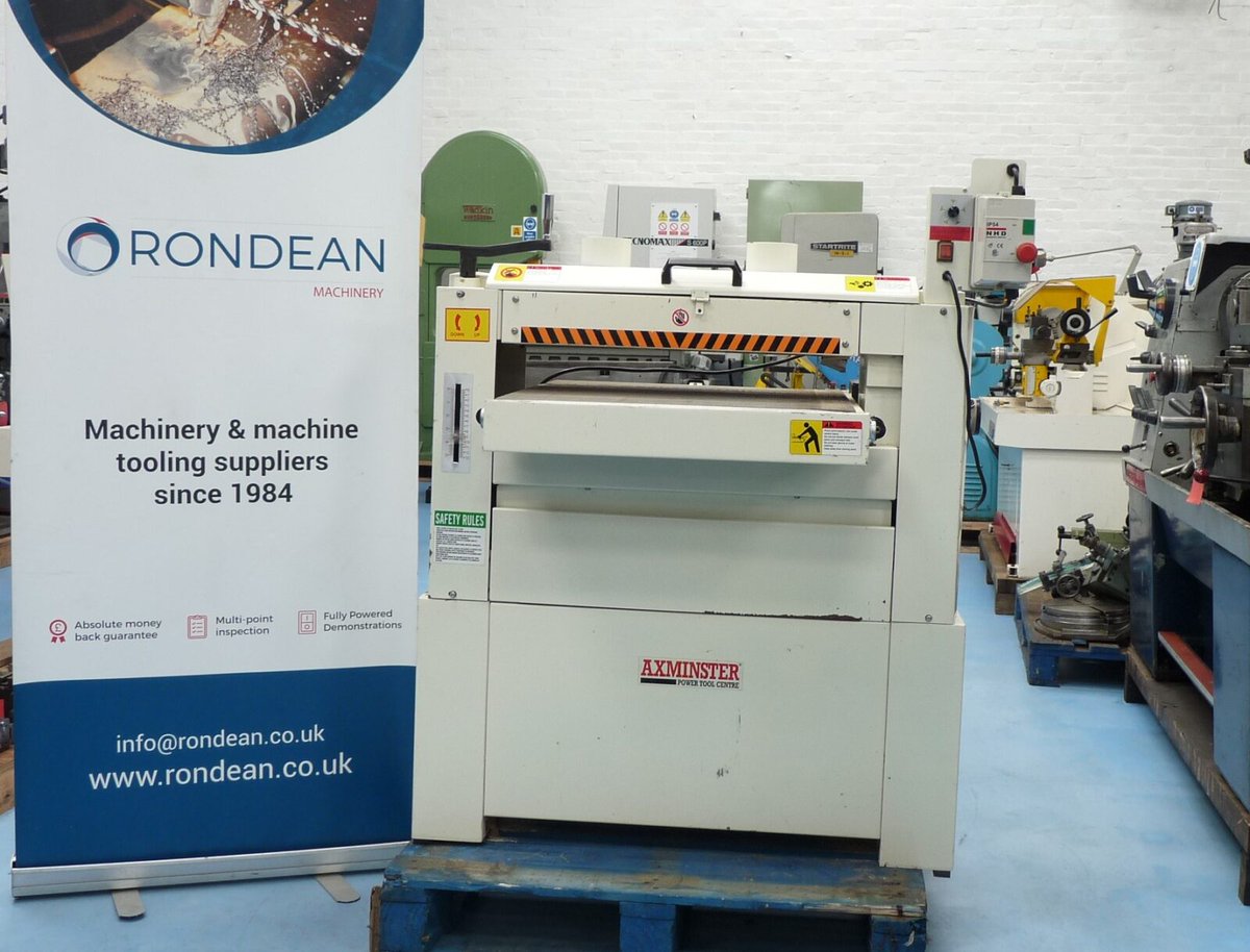 RondeanMachine's tweet photo. Axminster Twin Drum Through Feed Sander, 635mm sanding width, 6-127mm Sanding thickness, 127mm drum diameter. Call us on 0191 410 5886 for more details.
#woodworking #usedmachinery #axminster #sander #twindrum
https://t.co/NIdr1ypIsB https://t.co/MhbF38mOov