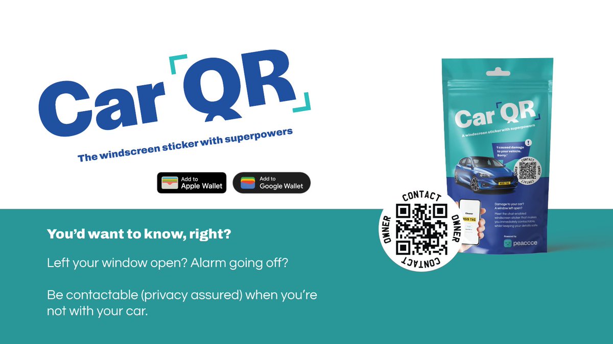 Car Insurance is on the rise! Insurers pinching you?

Renewals now average £436*

How is your provider doing? 

Tell us here and we'll send you a FREE GIFT - 

Car QR (be privately contactable away from your car!) worth £9.99. 

peaccce.com/review 

#freegift 

*source: ABI