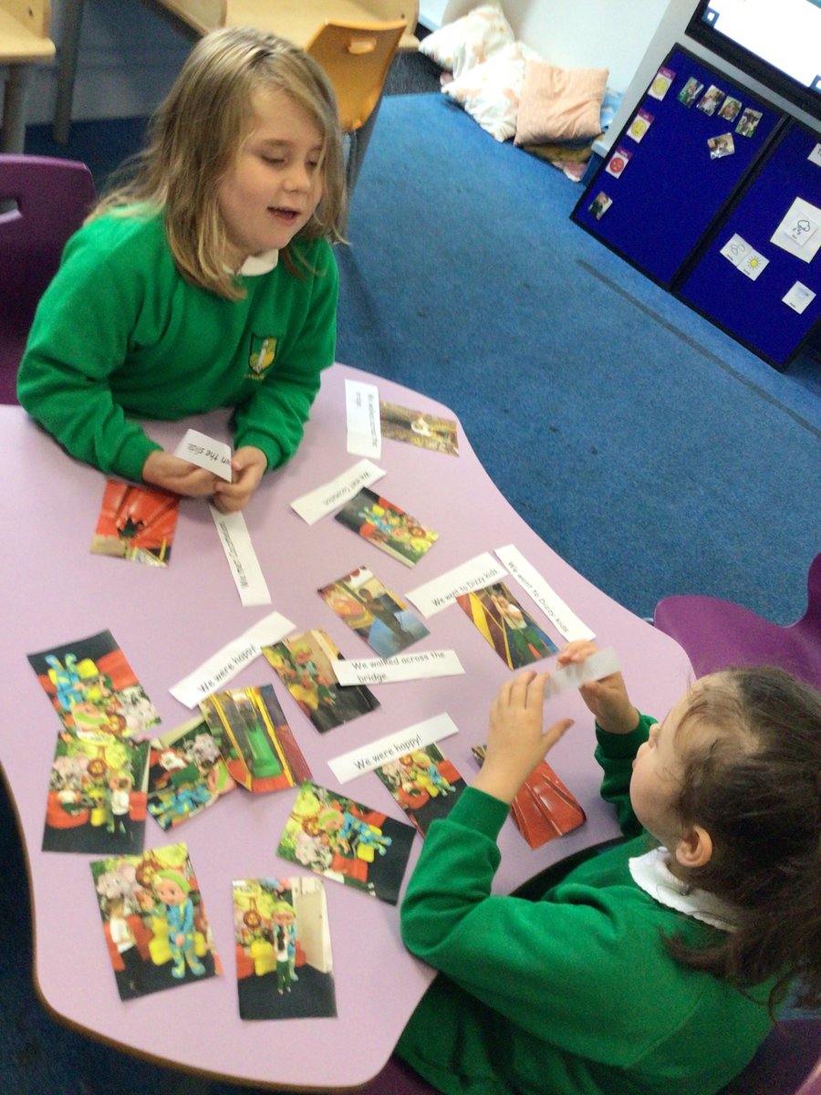 glanhowyprimary's tweet photo. In #glanfamasd we have been recognising ourselves and our friends on photos from our class trip. We have been matching sentences to our photos to make a class book! #EngagingEddies https://t.co/ApXk1HyU91