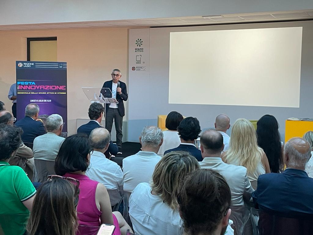 LazioInnova's tweet photo. 🎊🎂Lo Spazio Attivo Lazio Innova di Viterbo ha compiuto 10 anni❗️ 
➡️Nel corso della “Festa dell’Innovazione” che si è tenuta nei locali della sede di via Faul sono stati presentati i numeri e le iniziative che hanno caratterizzato i primi 10 anni di attività dello Spazio Attivo https://t.co/v6NbBDqk4P