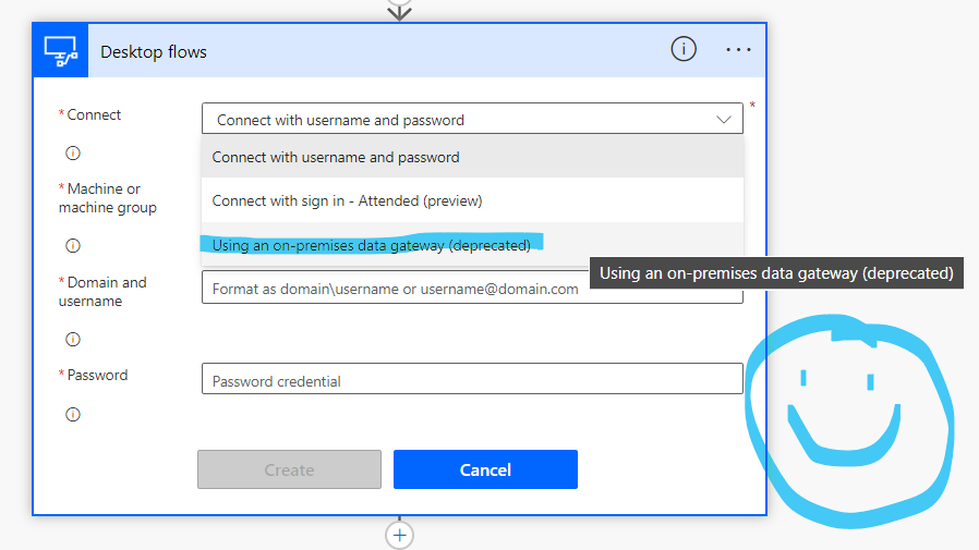 jondoesflow's tweet image. Oh this makes me so happy

#OnPremGateway #Deprecated #PAD #PowerAutomateDesktop