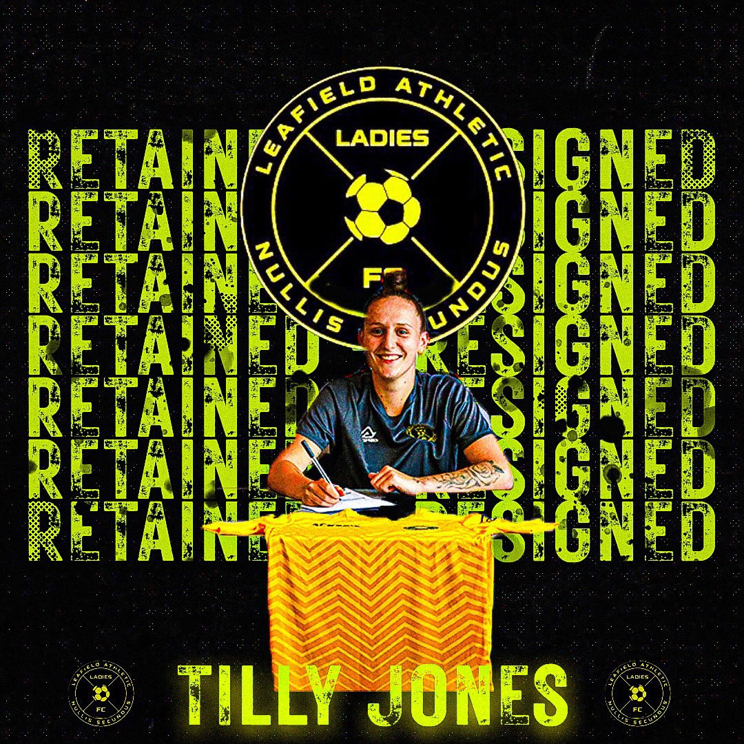 LeafieldAthLFC's tweet image. RETAINED PLAYER 🟡⚫️

TILLY JONES

Tilly has agreed to sign for season 23/24. Our solid as a rock centre back, not much gets past Tilly. 

Known for her last ditch tackles and her long range shooting, Tilly has prevented goals but also scored a few! 

#ourcentreback #LALFC